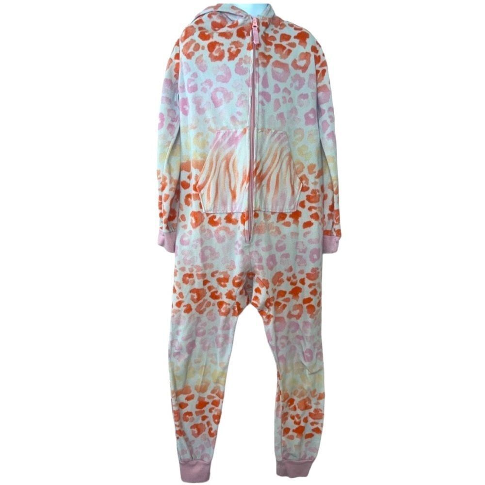 Cat & Jack Leopard Print Onesie Pajamas